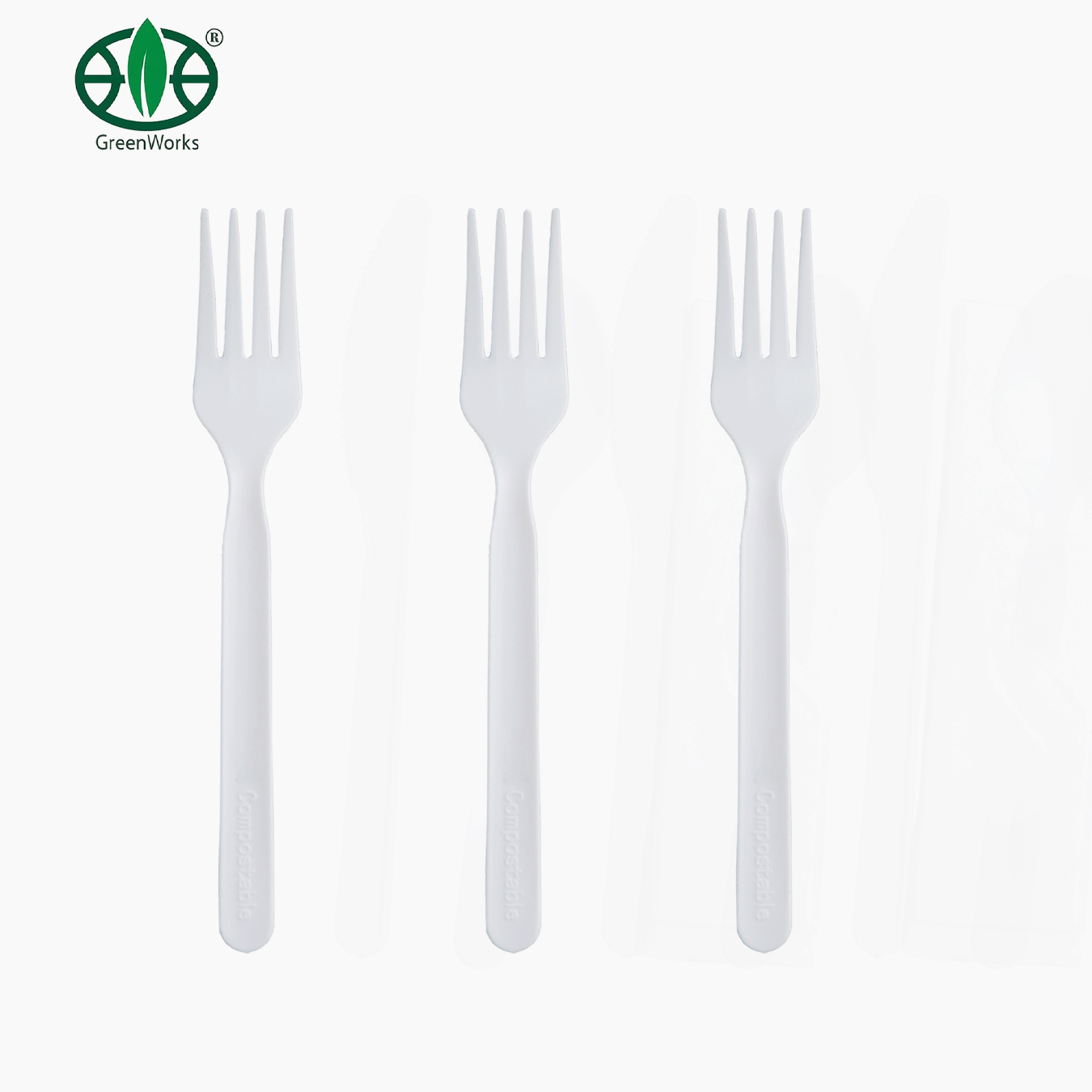 GreenWorks HJ-PLA-01(CW) CPLA fork individually wrapped